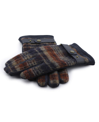Stetson Gloves Goat Suede/Wool | Navy