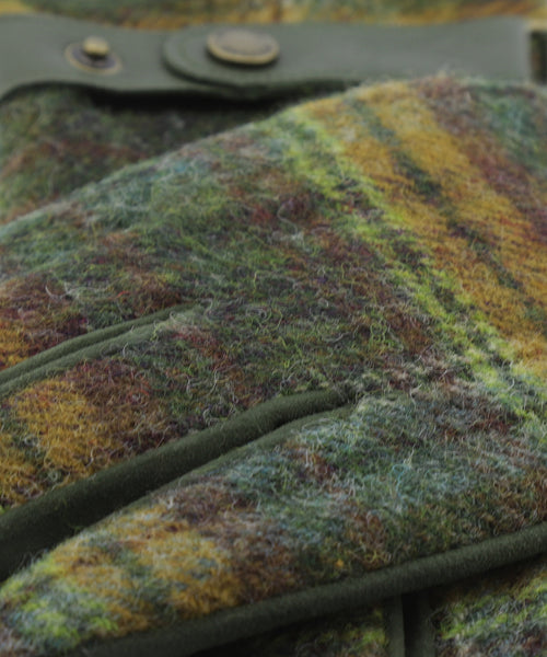 Stetson Gloves Goat Suede/Wool | Olijf Groen