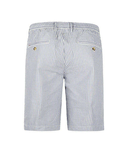 Seersucker Short | Medium Blue
