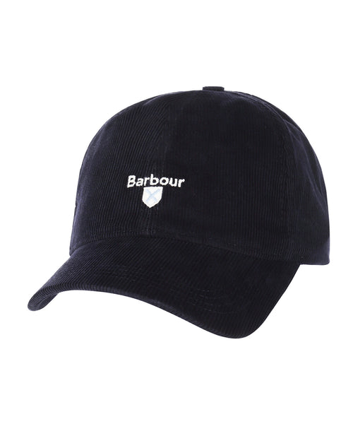 Barbour Bayfield Cord Cap | Navy Blauw