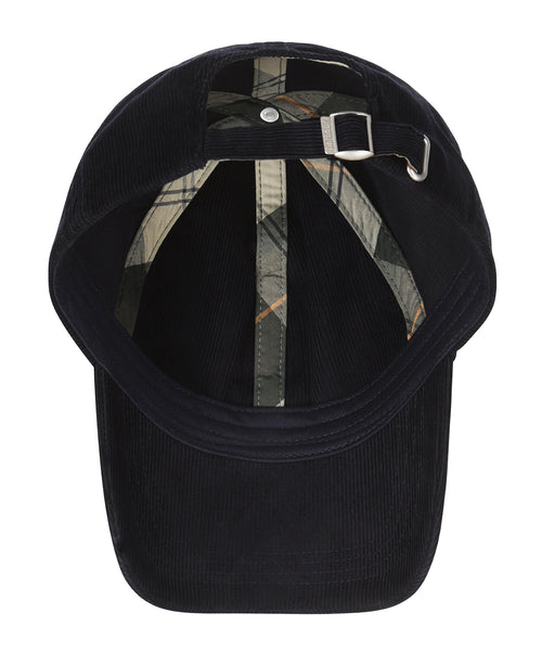 Barbour Bayfield Cord Cap | Navy Blauw