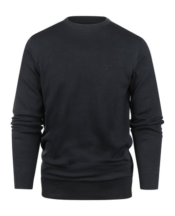 Barbour Pima Cotton Crew Neck | Navy Blauw
