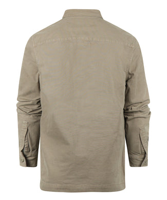 Barbour Regular Washed Overshirt | Groen Barbour Regular Washed Overshirt | Groen