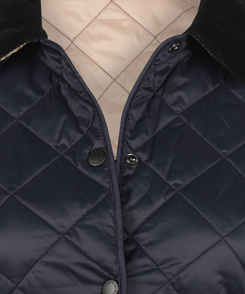 Barbour Dames Deveron Quilted Jacket | Navy Blauw