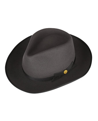 Stetson Fedora Furfelt 160Y | Antraciet Grijs
