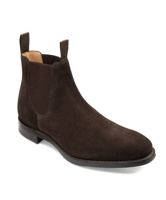 Loake Chatsworth Chelsea Boot Suede | Bruin Loake Chatsworth Chelsea Boot Suede | Bruin