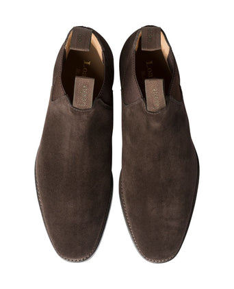 Loake Chatsworth Chelsea Boot Suede | Bruin