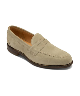 Loake Imperial Penny Loafer Suede | Beige Loake Imperial Penny Loafer Suede | Beige