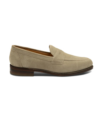 Loake Imperial Penny Loafer Suede | Beige