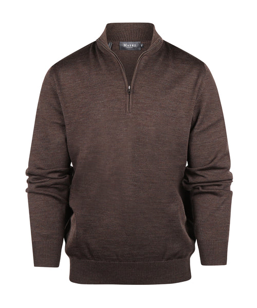Maerz Half Zip Pullover | Bruin