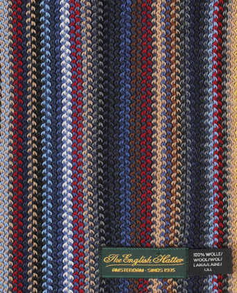 Sjaal gebreid 40X180 | Blauw