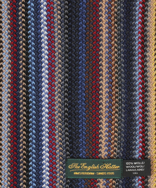 Sjaal gebreid 40X180 | Blauw