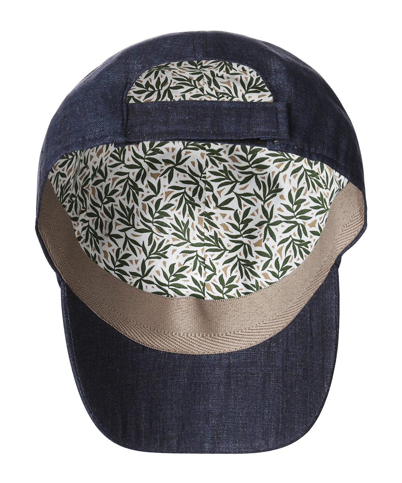Baseball cap Linnen | Indigo