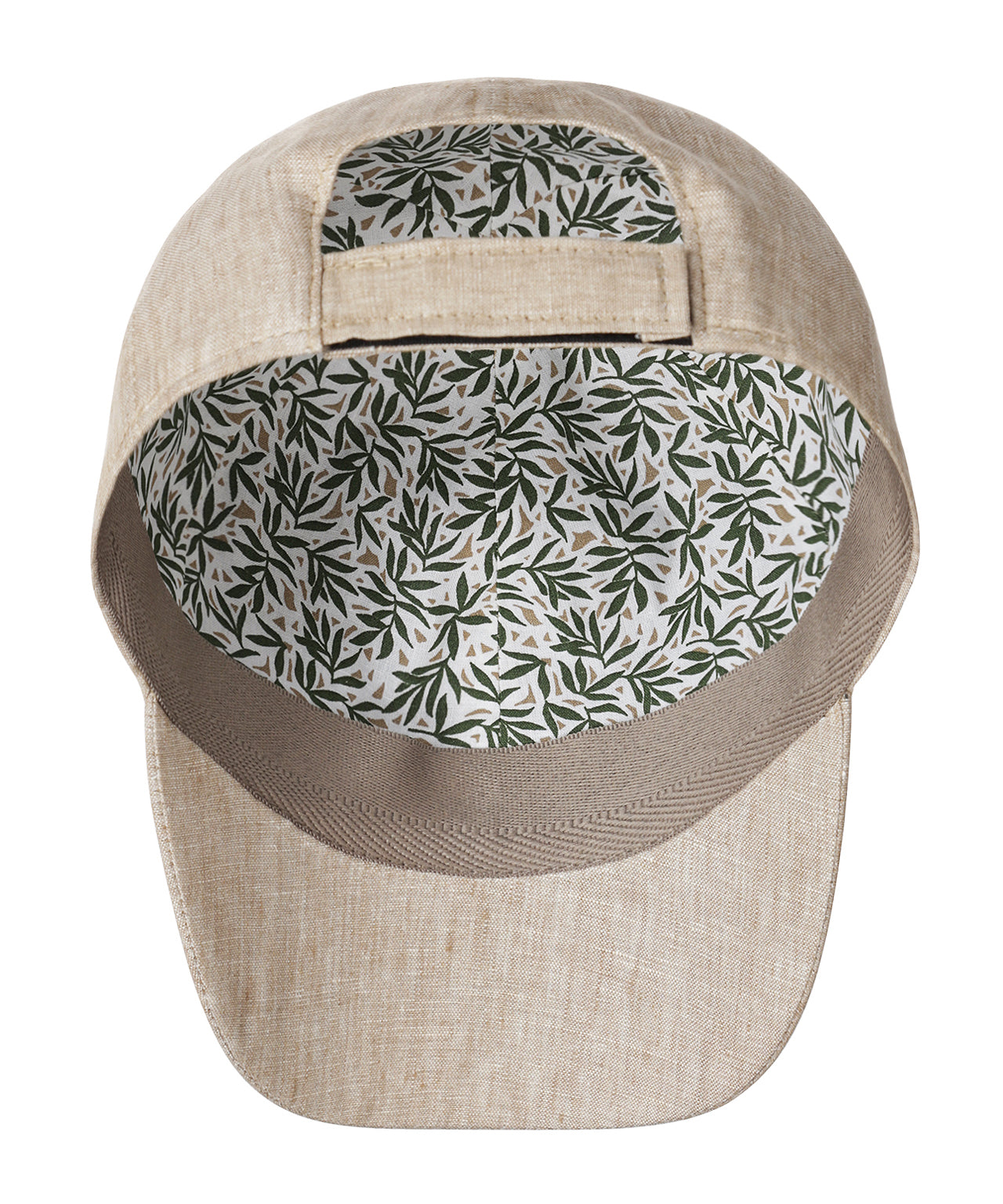 Baseball cap Linnen | Bruin
