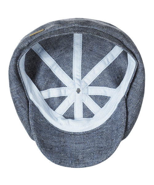 Stetson Hatteras Linnen Twill | Kobalt Blauw