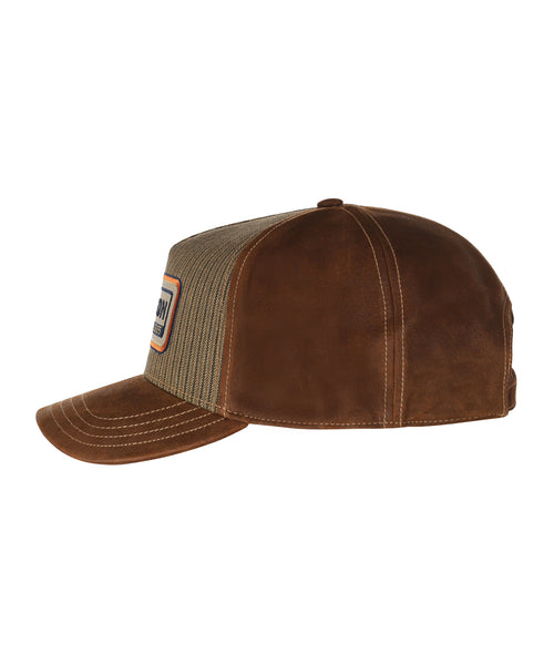 Stetson Trucker cap Cotton Linnen Stripe | Bruin