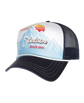 Stetson Trucker Cap Alpine Sunset | Blauw