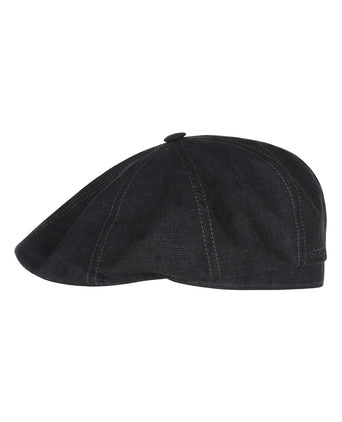 Stetson 8-Panel Cap Linnen | Donker Grijs