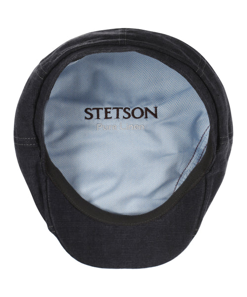 Stetson 8-Panel Cap Linnen | Donker Grijs