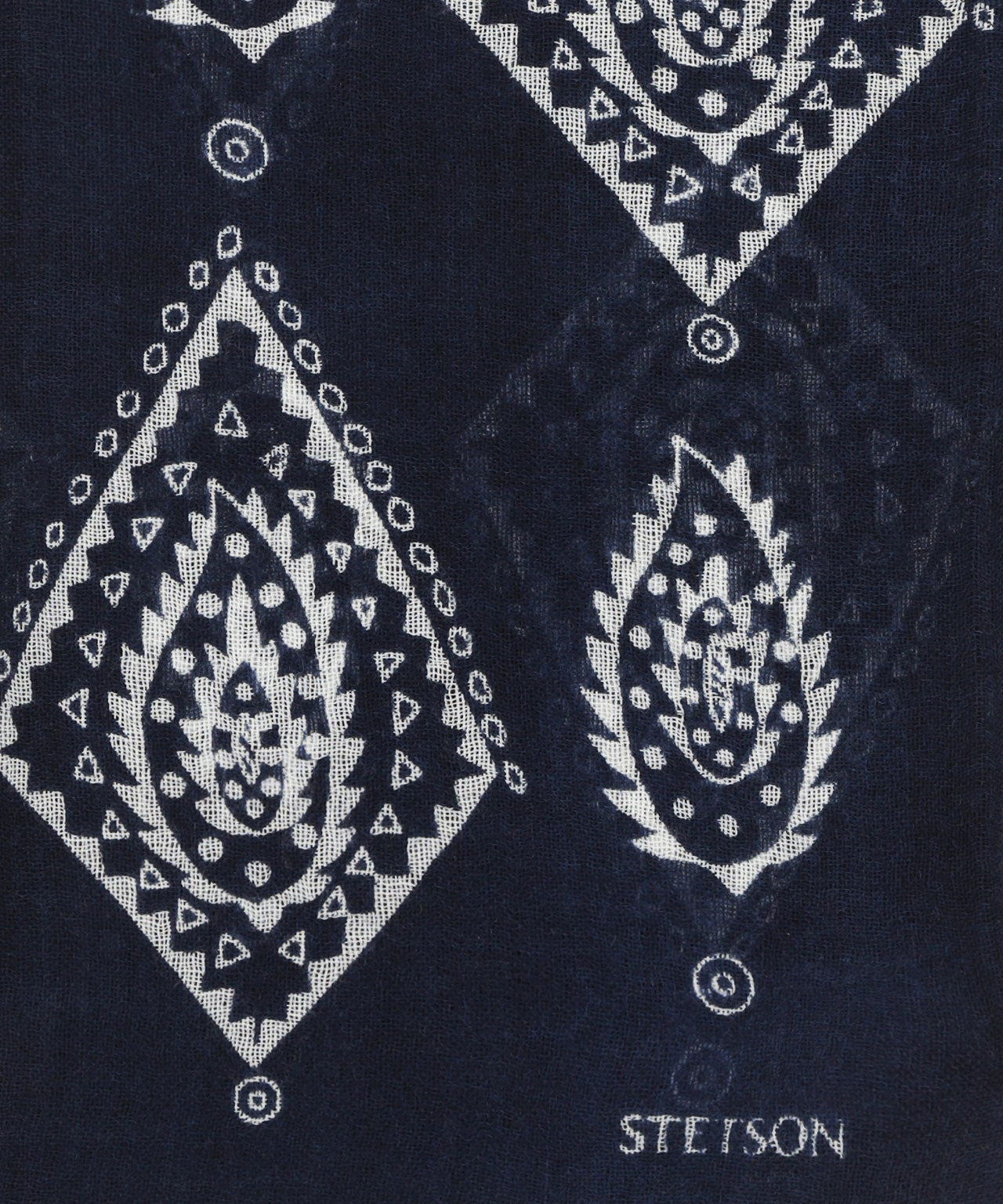 Scarf Summer Abstract Paisley | Navy design