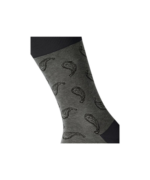 Burlington Sok Paisley | Zwart