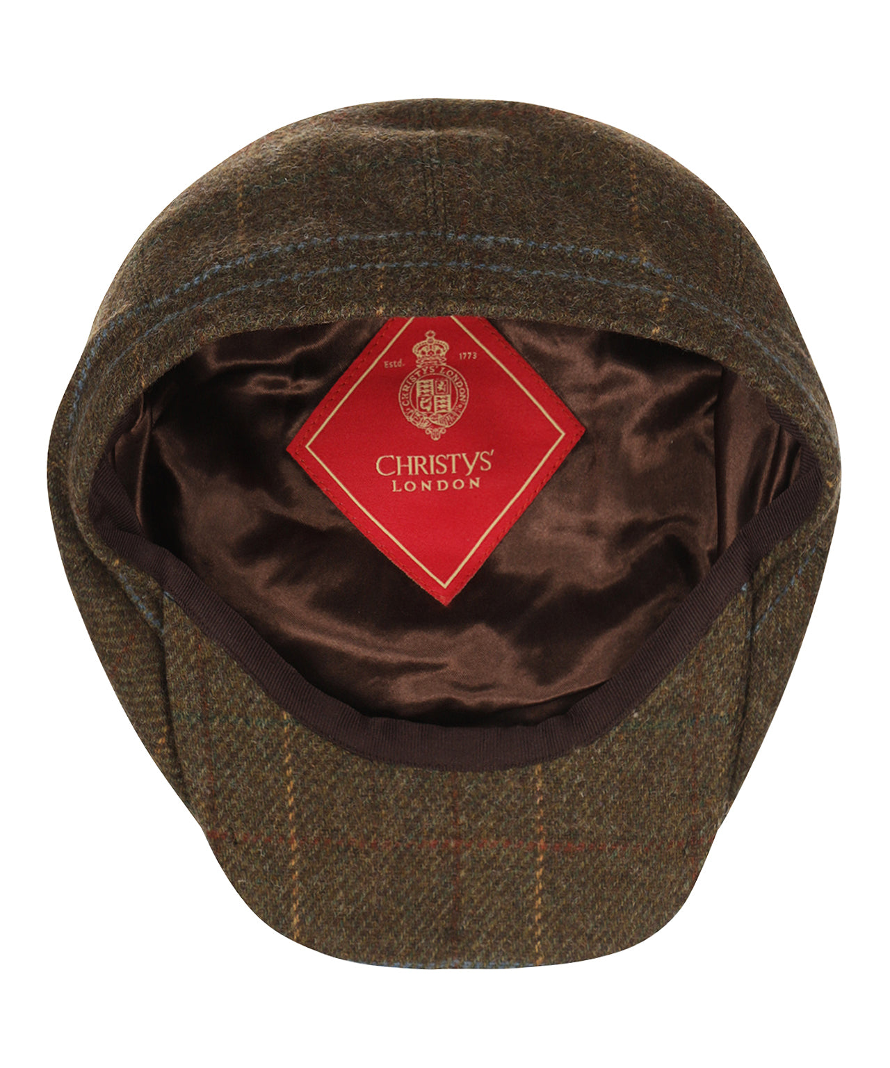 Christy Newsboy Tweed Cap | Window Brown