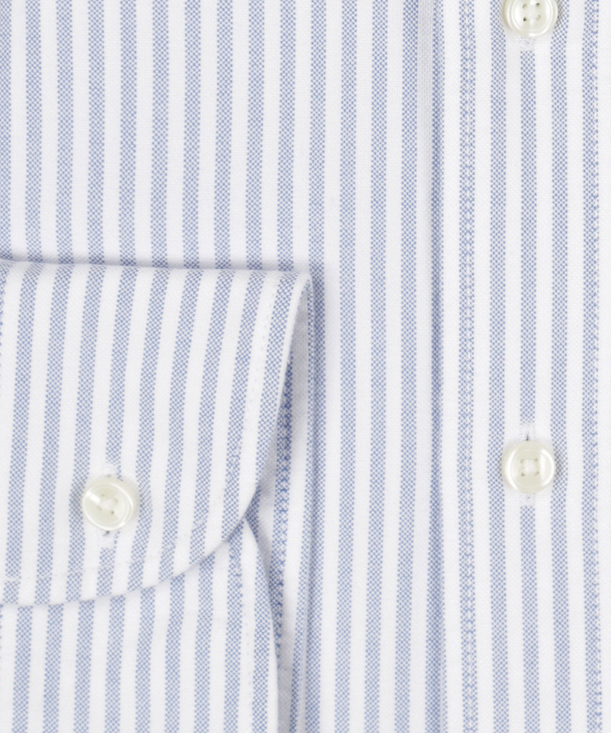 Oxford Shirt Button Down | Donkerblauw Wit Gestreept