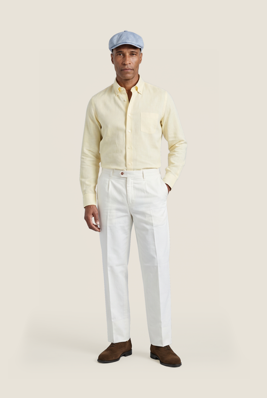 Shirt Linen | Geel