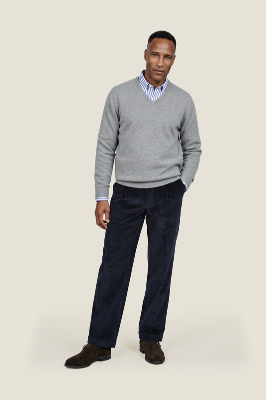 V-Hals Lamswol | Flannel