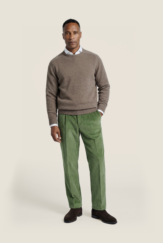 Lamswol Ronde Hals Pullover |