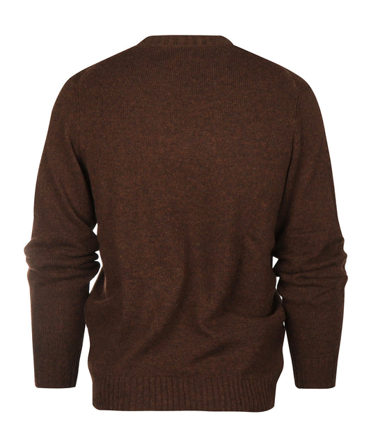 Kinnadie Shetland Pullover | Coffee
