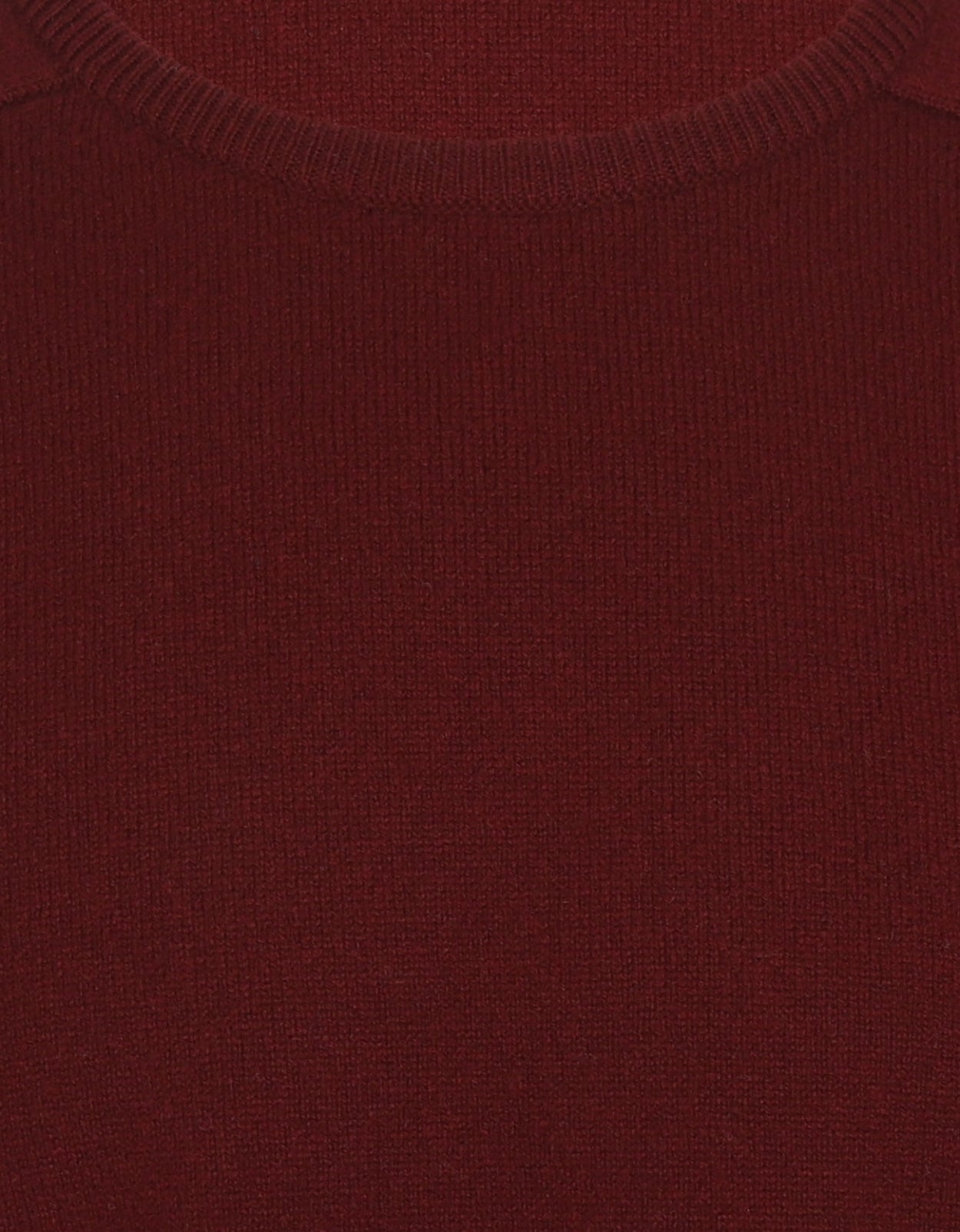 O-Hals Lamswol | Burgundy