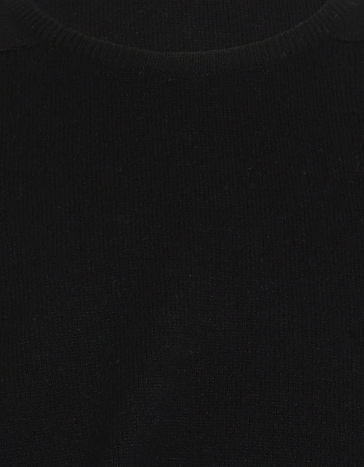 O-Hals Lamswol | Black