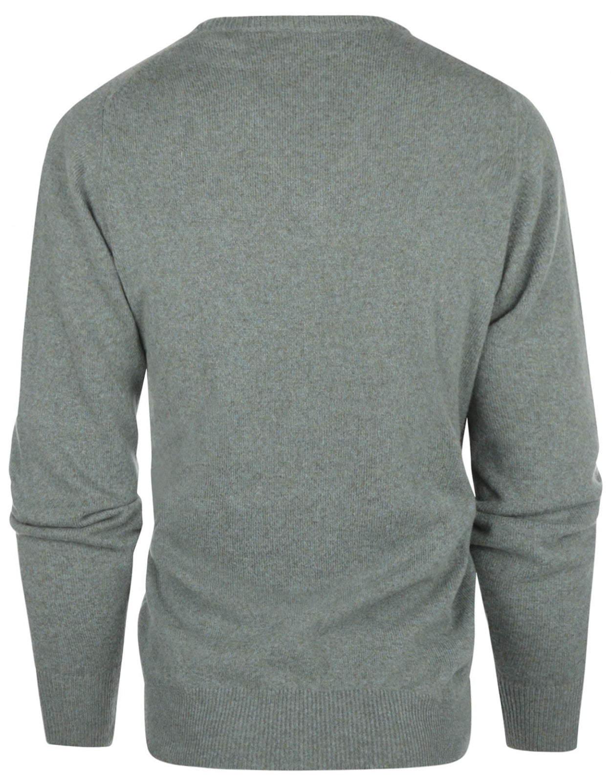 William Lockie V-Ausschnitt-Pullover aus Lammwolle | Kaspisch/Landschaft