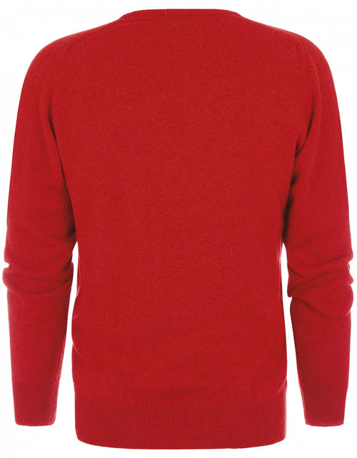 Pullover Lamswol v-hals | Chianti