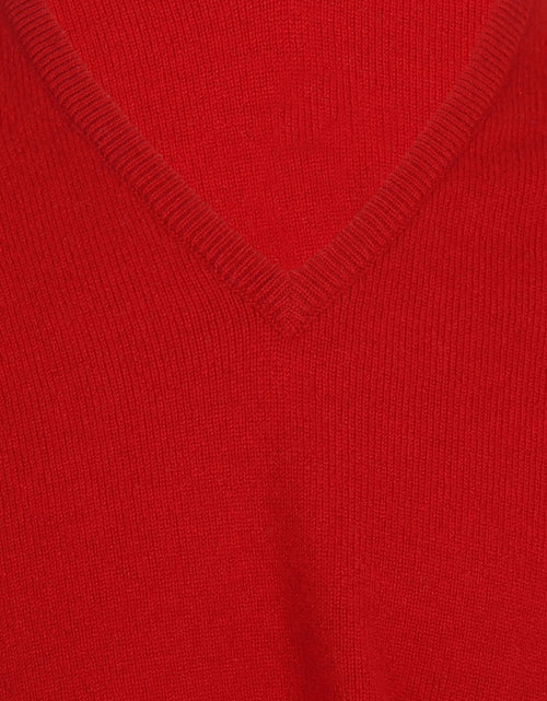 Pullover Lamswol v-hals | Chianti