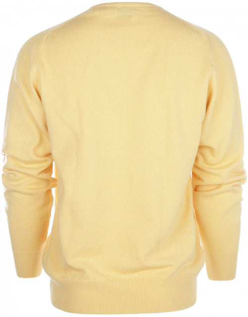 Pullover Lamswol v-hals | Morning Sun
