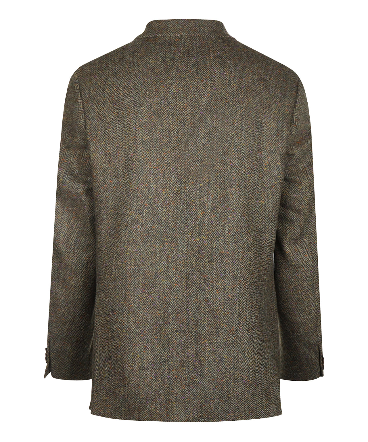 Tweed Colbert | Groen Bruin Visgraat