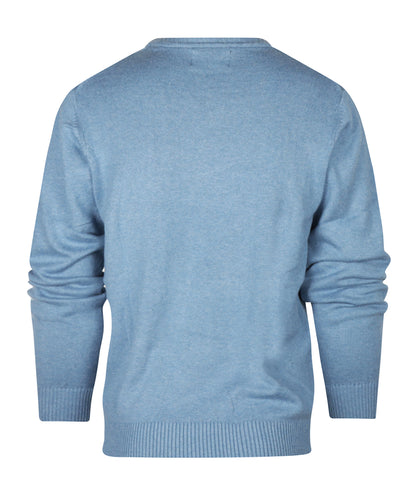 Baumwollpullover mit V-Ausschnitt |