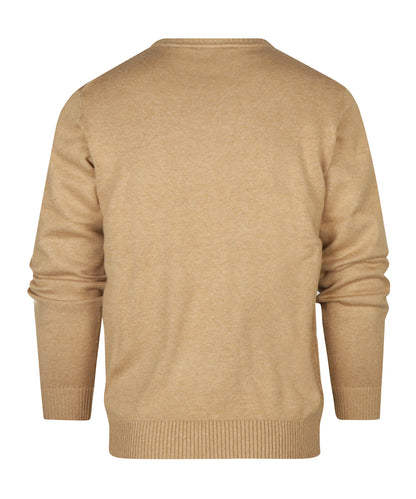 Katoenen V-Hals Pullover |