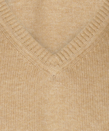 Katoenen V-Hals Pullover |
