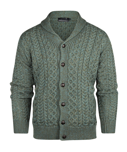 Aran Vest wol | Fern Marl