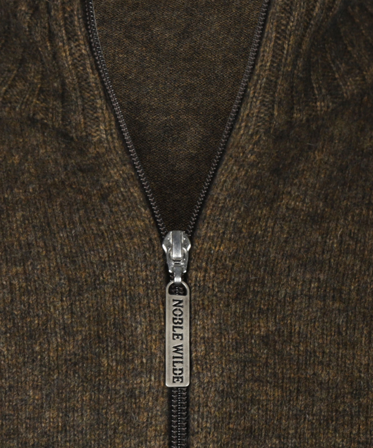 Strickjacke mit Reißverschluss |