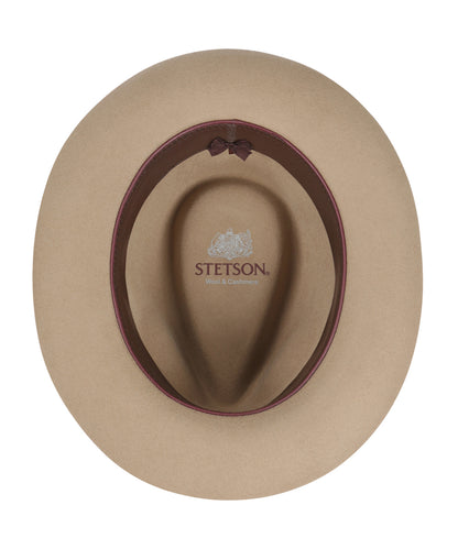 Stetson Fedora Wool Felt | Wheat Brown