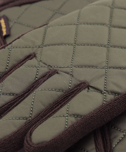 Magnus Quilt Handschoenen | Green Brown