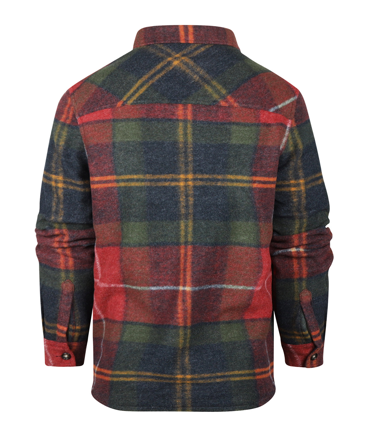 Woodlane Brushed Check Overshirt | Winterberry Tartan