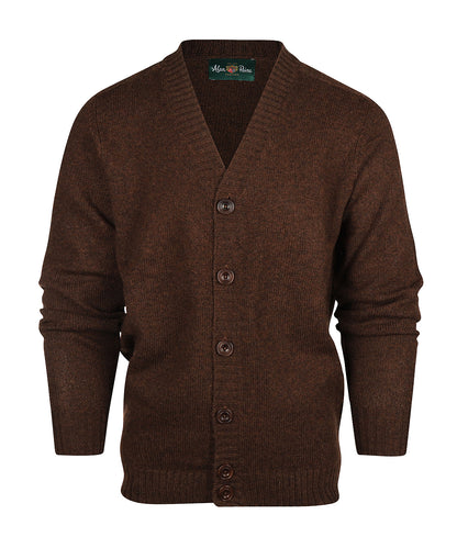 Vest Shetland Wol | Coffee
