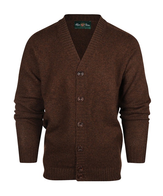 Kinloch Shetland Wollen Vest | Coffee