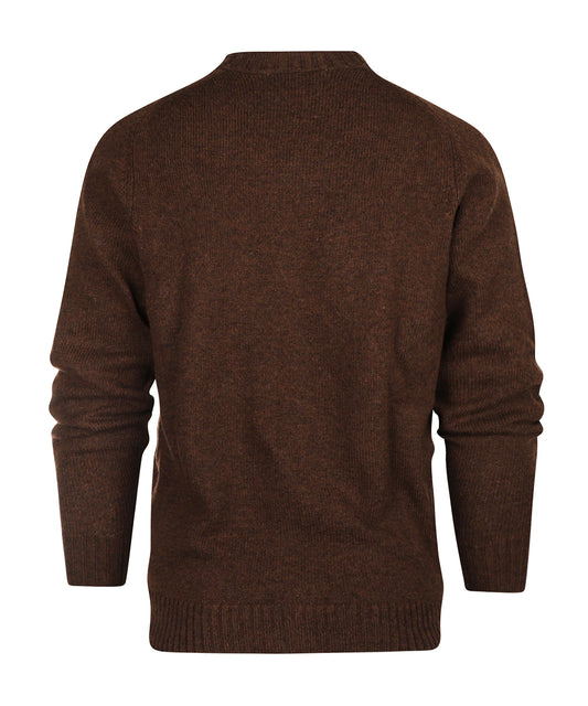 Kinloch Shetland Wollen Vest | Coffee