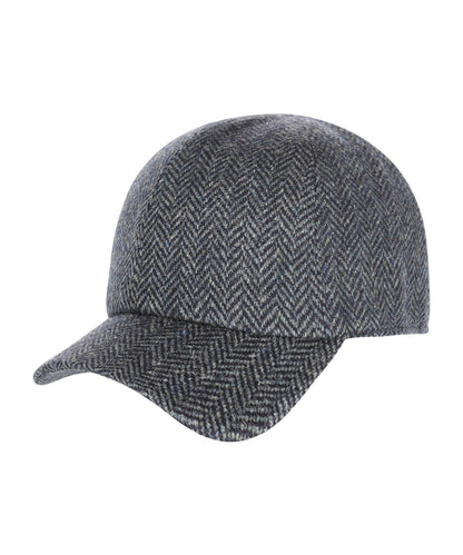 Baseball Cap Tweed | Donkerblauw